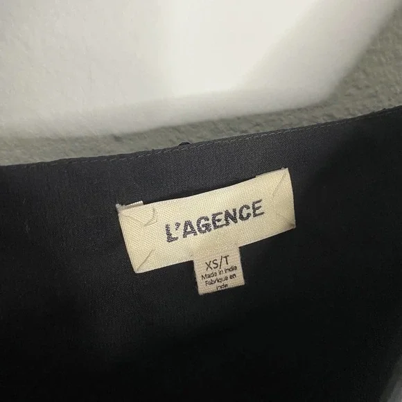 L'AGENCE Jane Sequin Zebra V Neck Tank Top Blouse NWOT XS - Picture 3 of 5